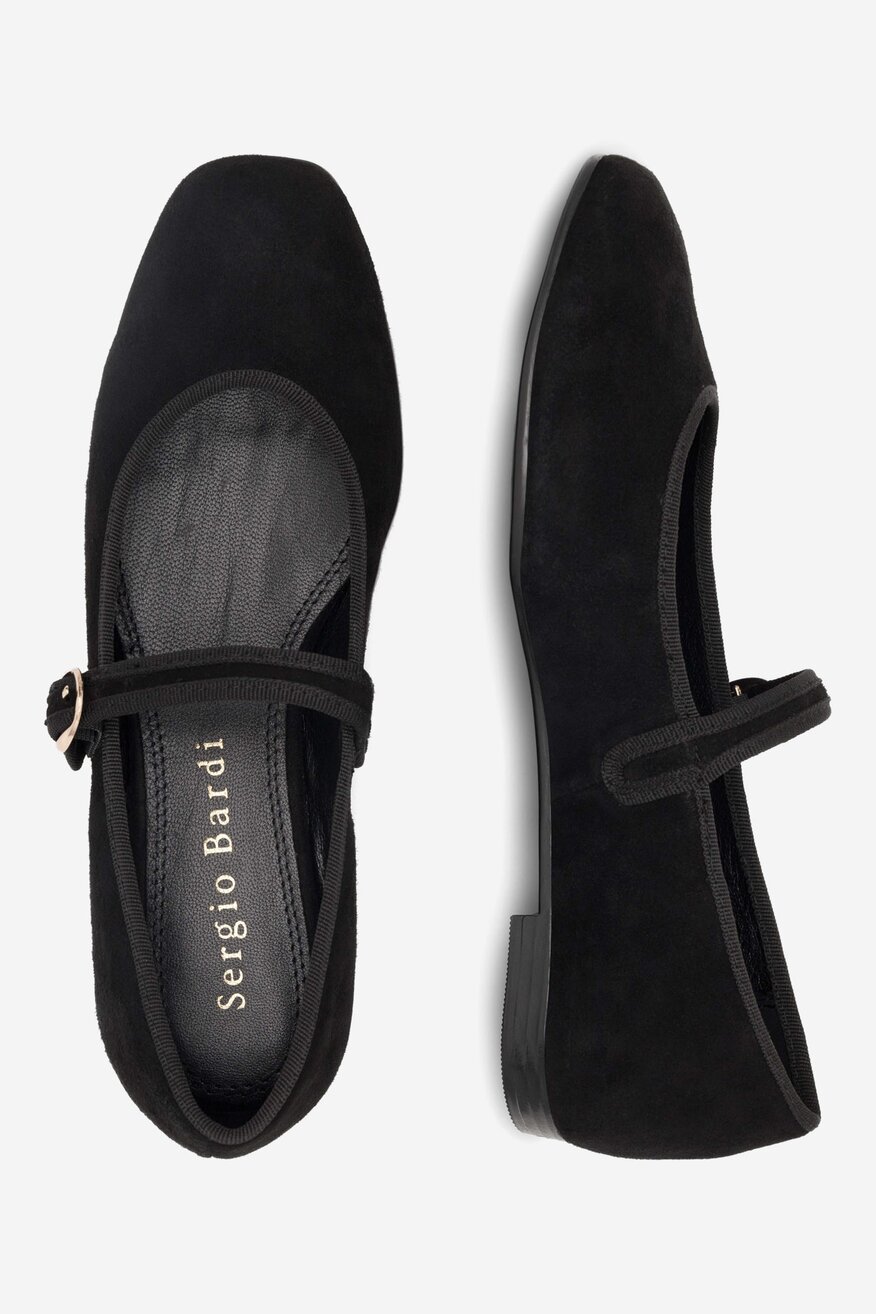 Baleriny Sergio Bardi RST-C1063-01SB Czarny