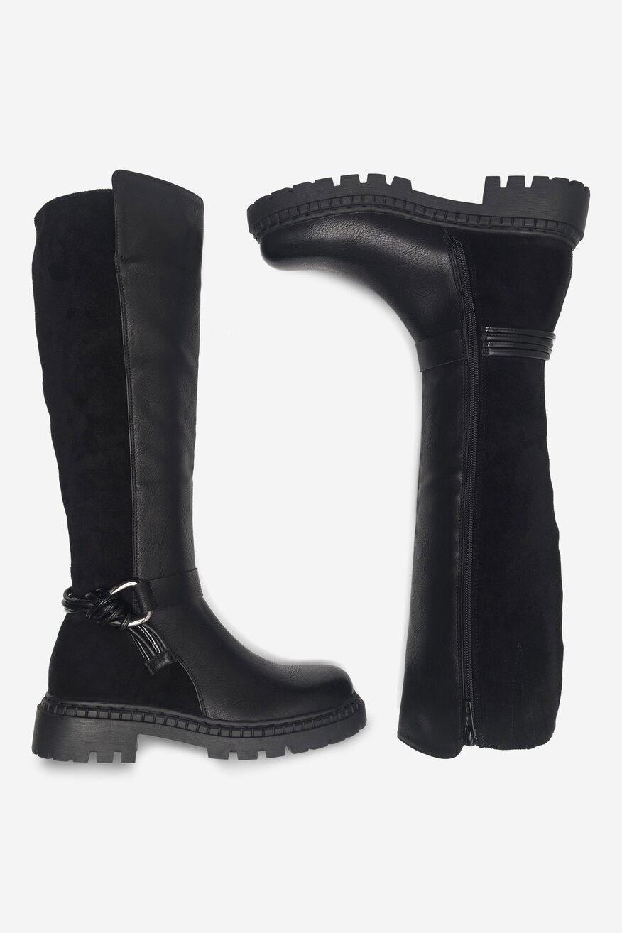 Kozaki Clara Barson DIANA WS6102-06 Czarny