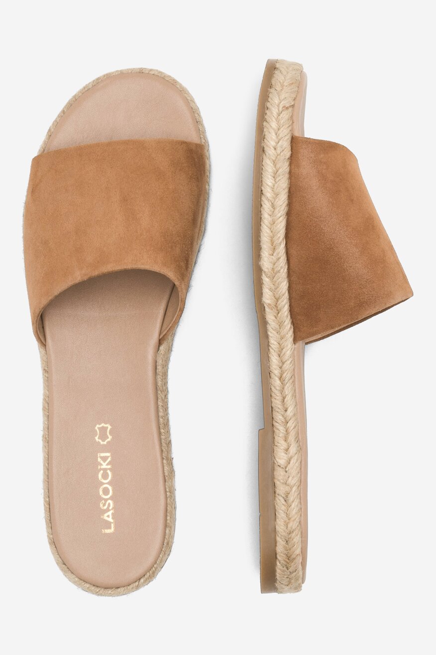 Klapki Lasocki AREZZO EST-DOBRAWA-07 Camel