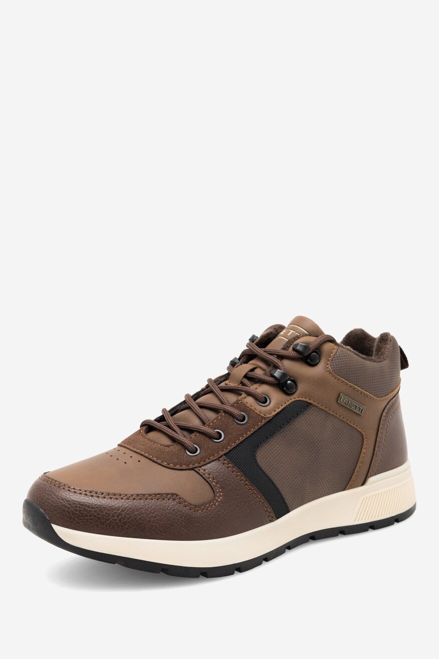 Trzewiki Lanetti MP07-01543-03 Brązowy