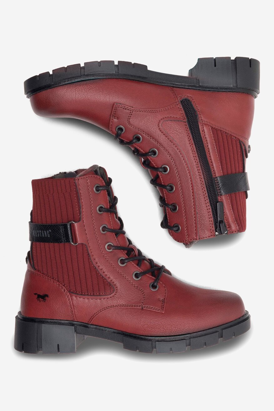 Trzewiki Mustang 1443-502-5 Czerwony