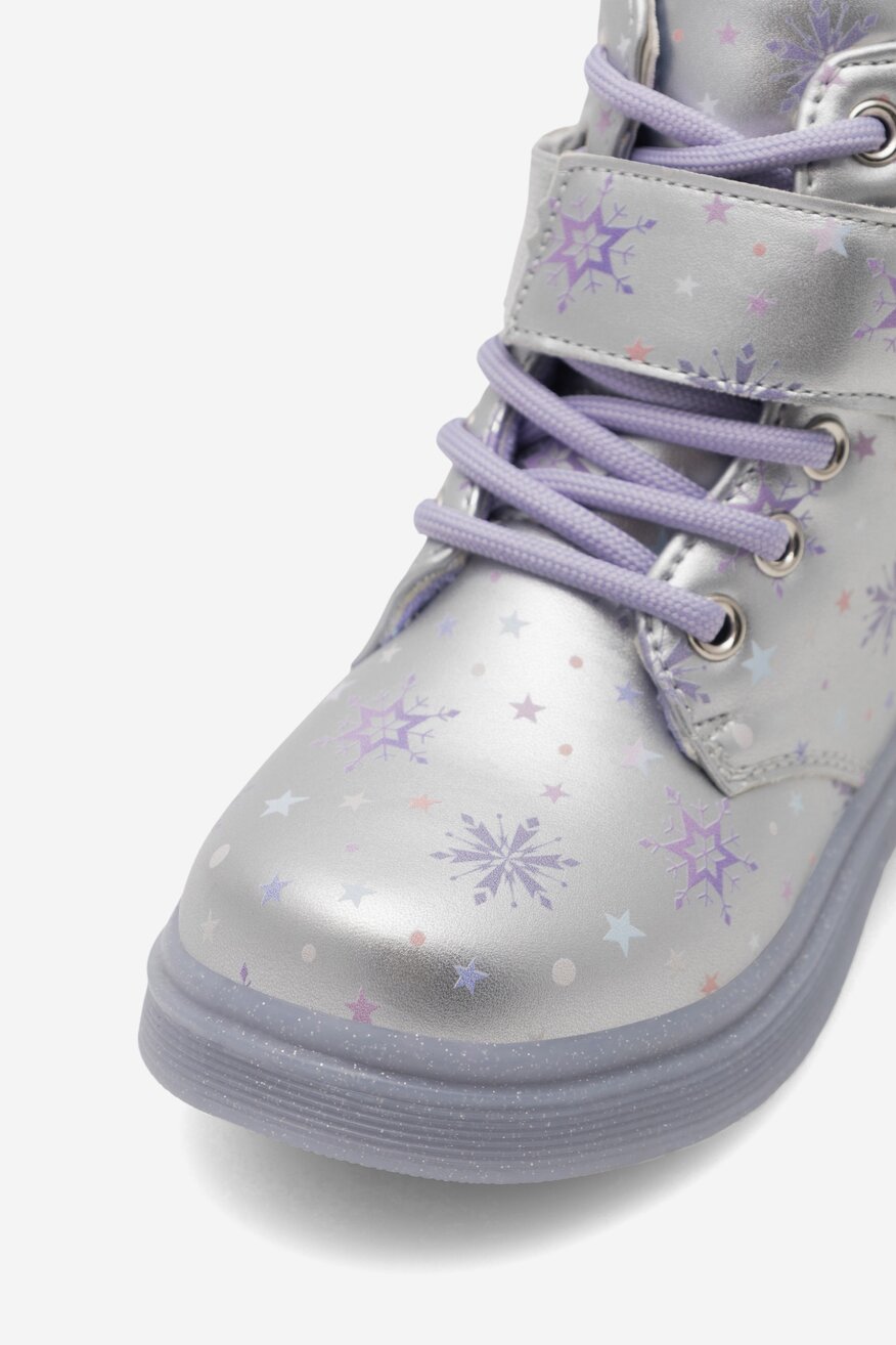 Trzewiki Frozen AW23-37DFR Srebrny