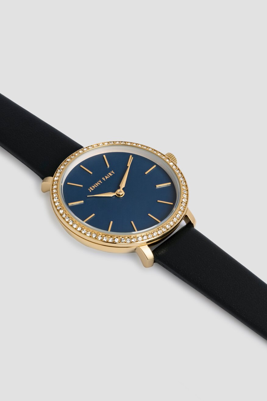 Zegarek Jenny Fairy JF WOMEN WATCH 0101121210 Granatowy