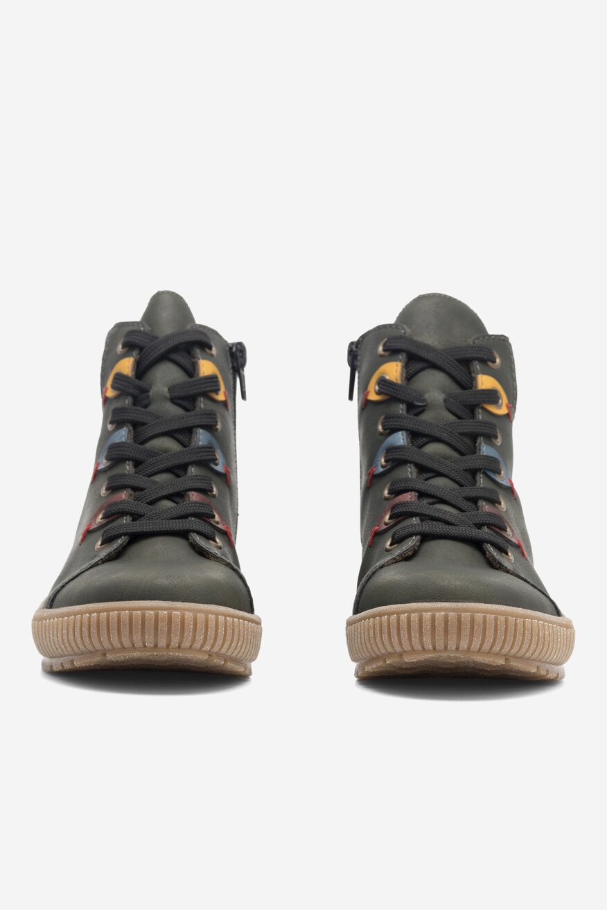 Trzewiki Rieker N0711-54 Zielony