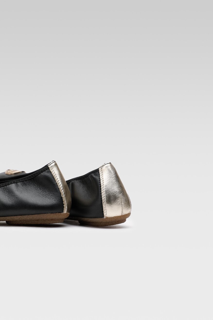 Baleriny Rieker 41462-00 Czarny