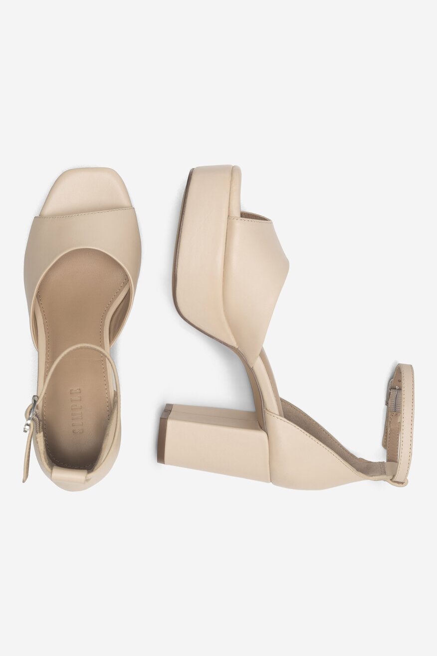 Sandały SIMPLE MURCIA-109610 Beżowy