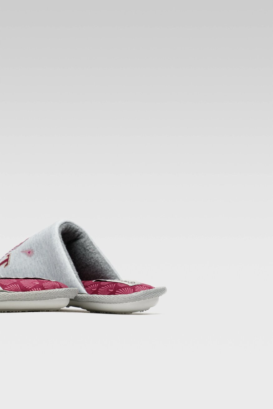 Kapcie Home&Relax 22SAG1016 Szary