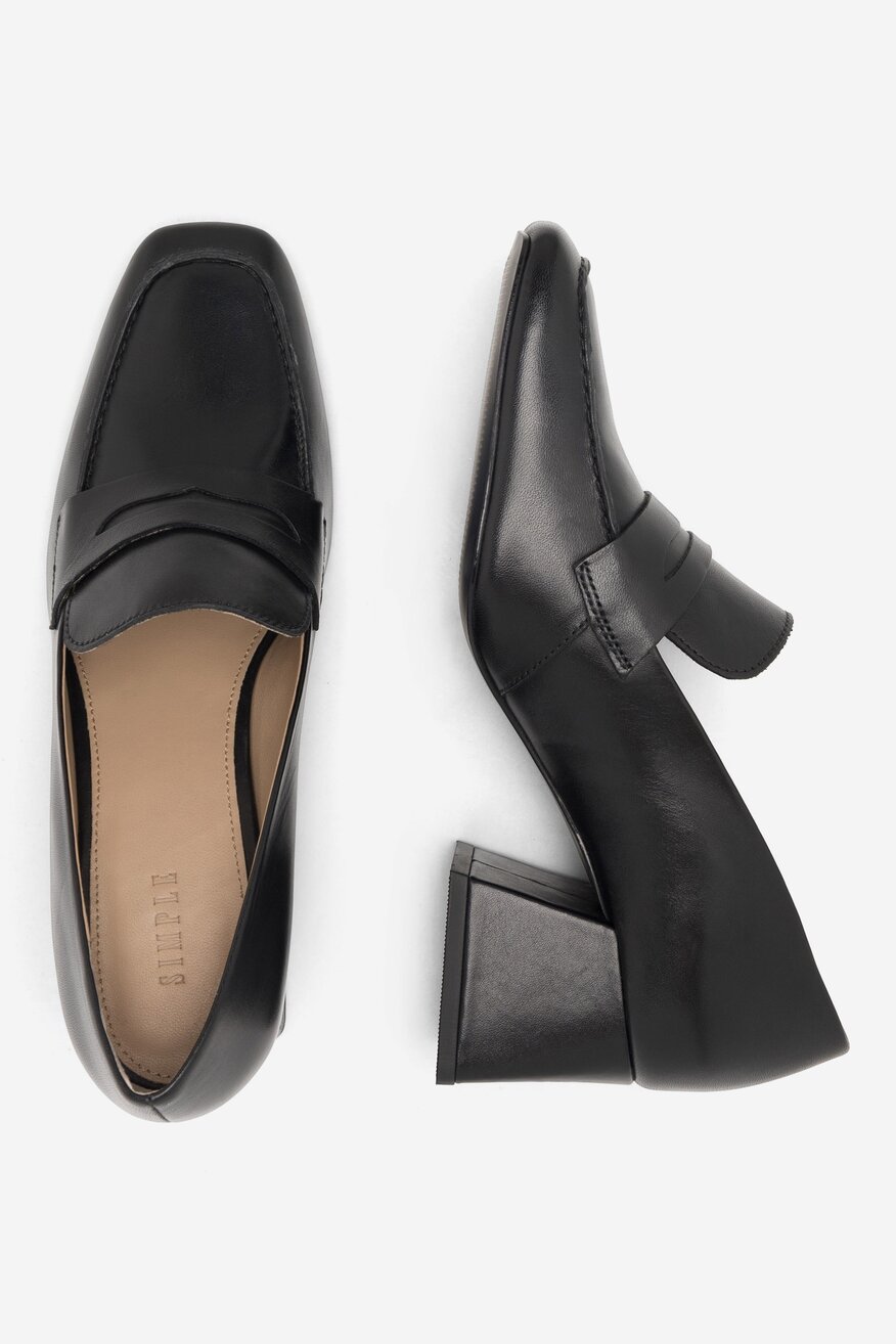 Półbuty SIMPLE MALAGA-104676 Czarny