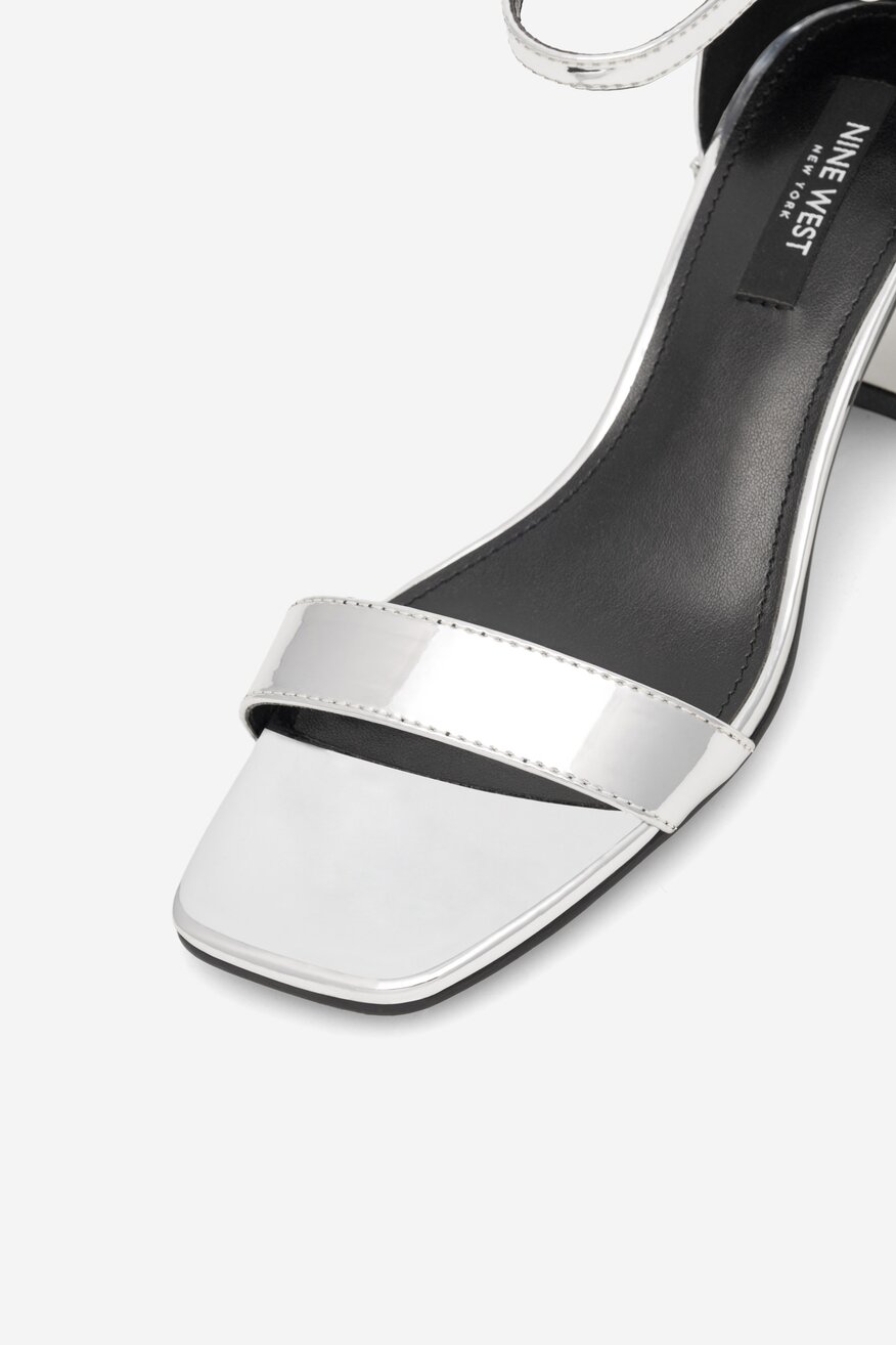 Sandały NINE WEST ERMINA FF-2308 Srebrny