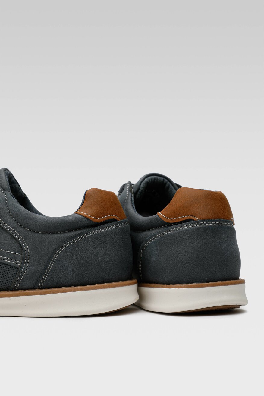 Półbuty Lanetti MP07-81065-21 Granatowy