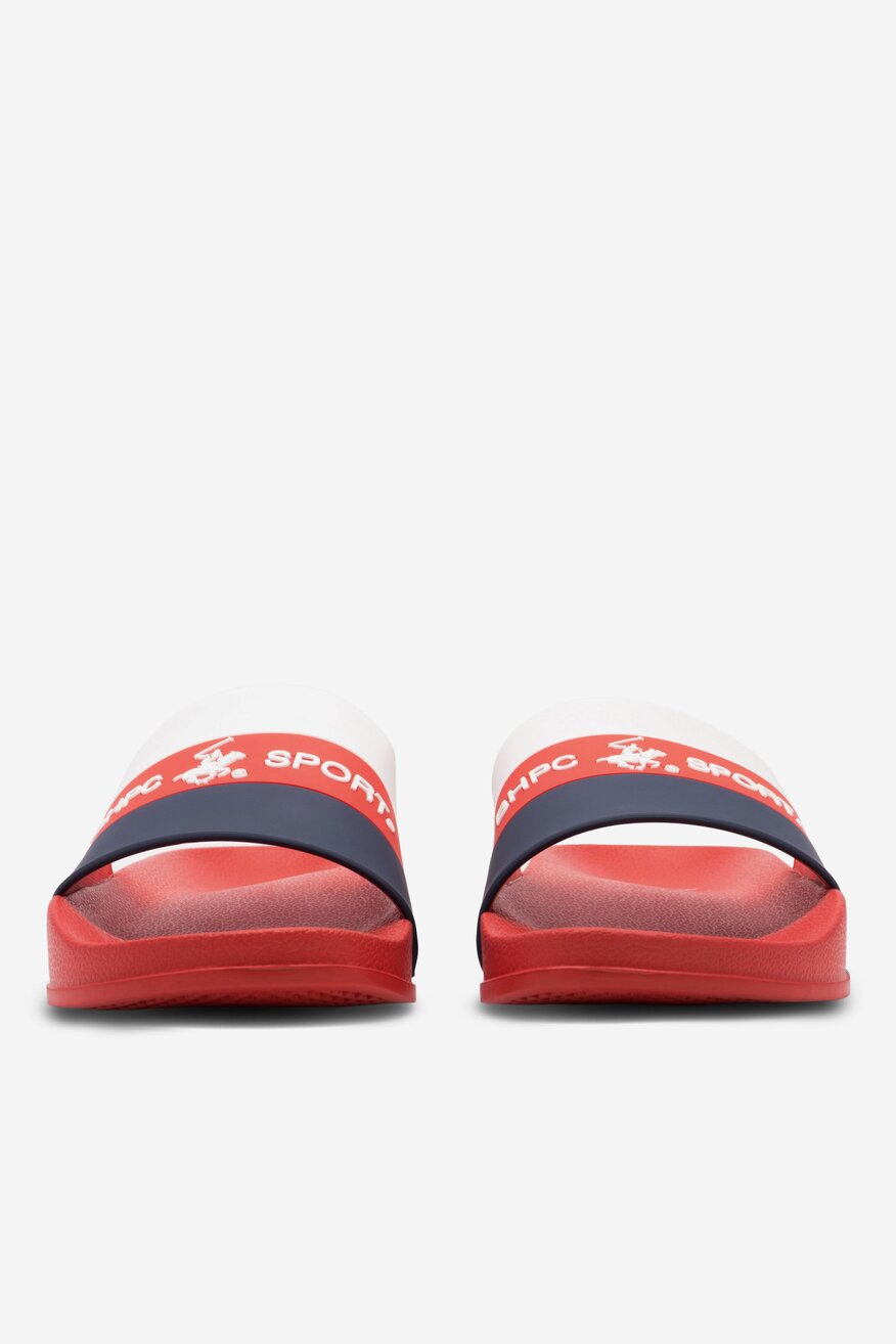 Klapki basenowe Beverly Hills Polo Club MP-CA23054-1C Czerwony