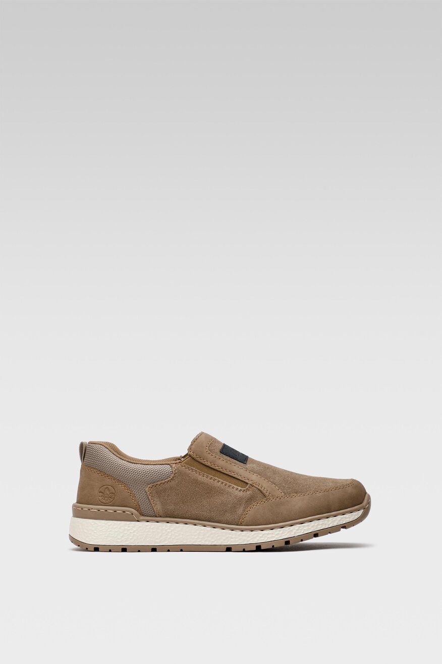 Półbuty Rieker B9053-64 Beżowy ciemny