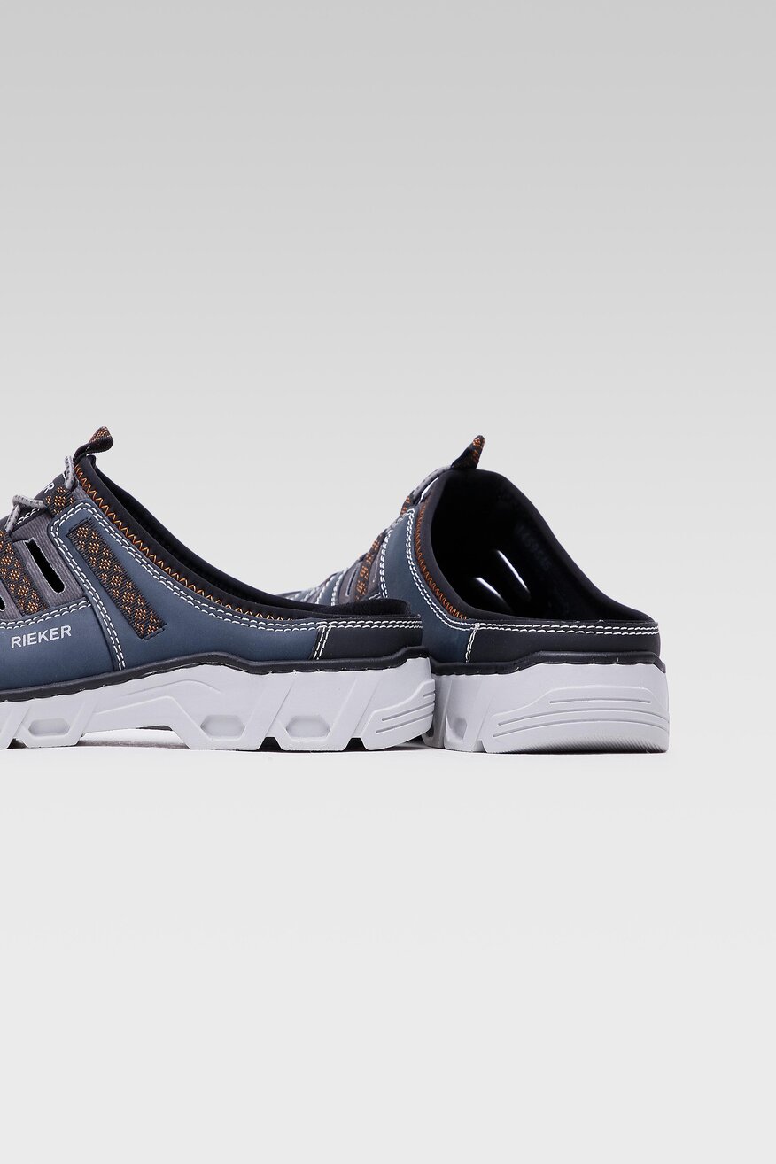 Klapki Rieker 14595-45 Granatowy
