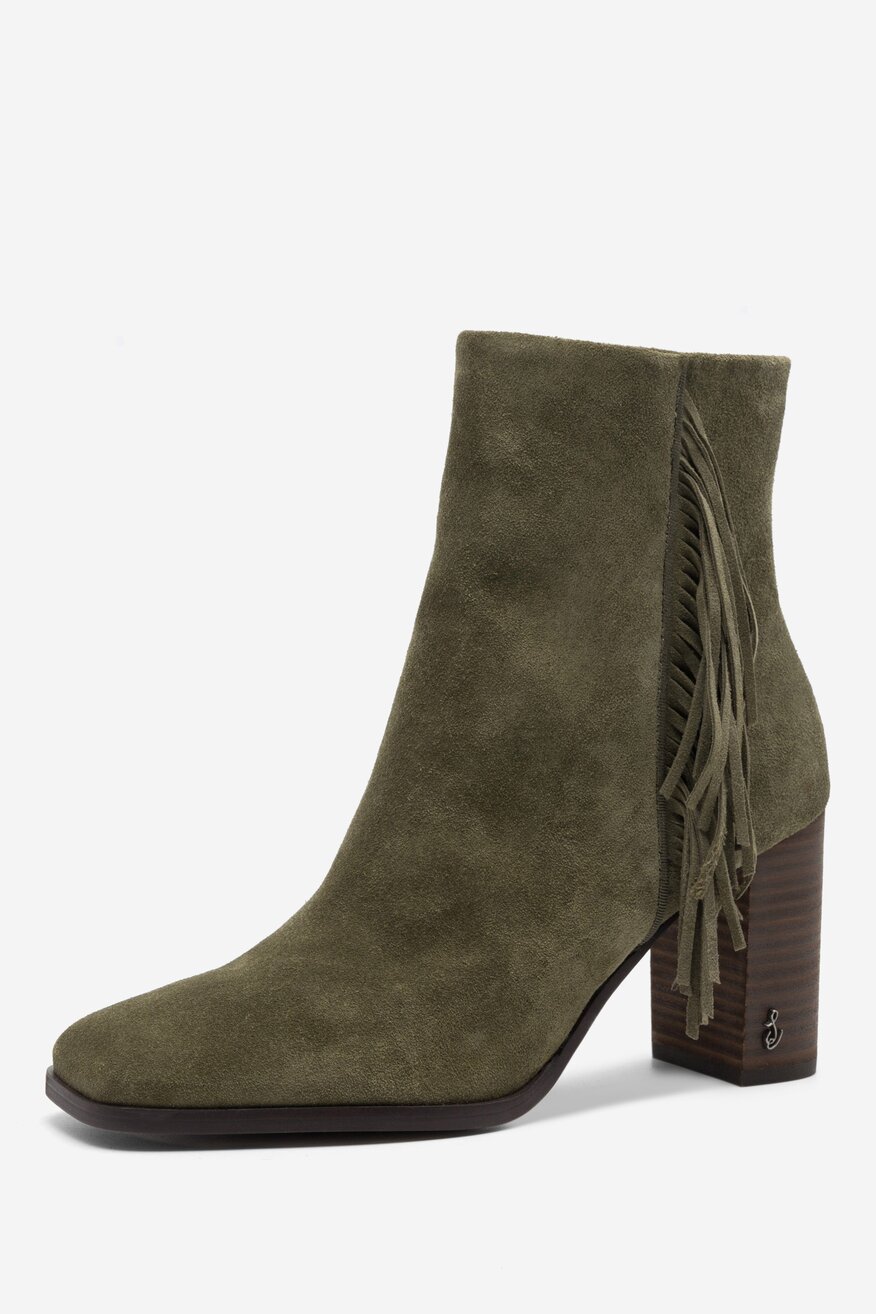 Botki SAM EDELMAN H8030L2300 Zielony ciemny