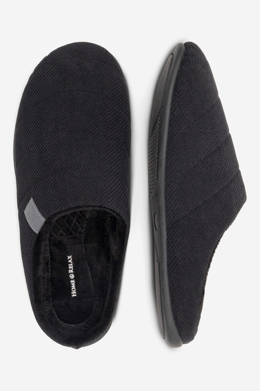 Kapcie Home&Relax P3056501 Czarny