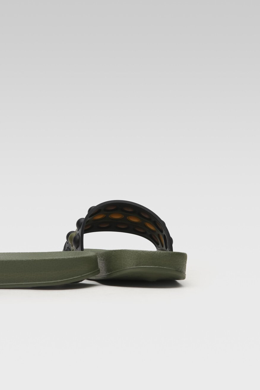 Klapki basenowe Action Boy CA21255F-1 Khaki