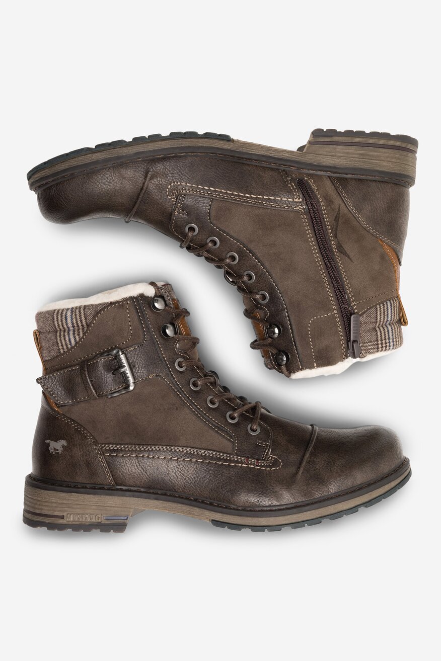 Trzewiki Mustang 4157-605 Brązowy ciemny