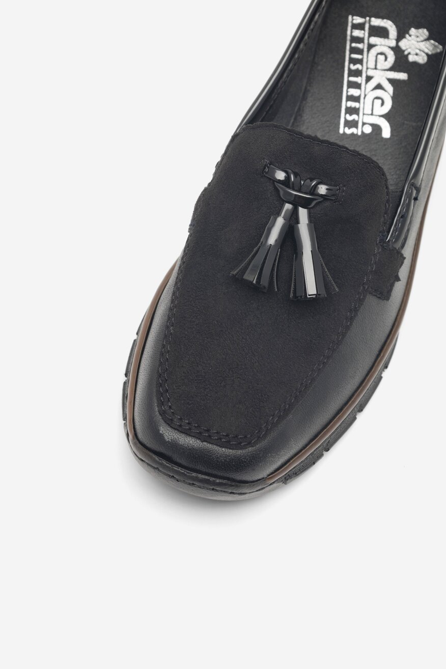 Półbuty Rieker 53771-00 Czarny