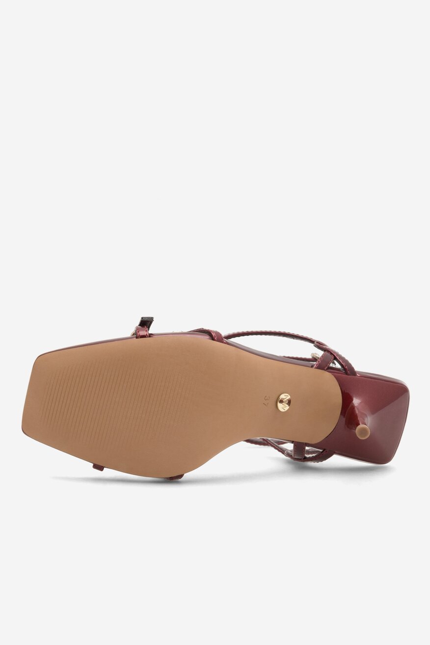 Sandały NINE WEST FARAZA ZL23014CC Czerwony