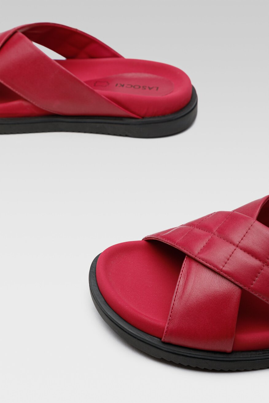 Klapki Lasocki WI16-SARDYNIA-01A Różowy ciemny