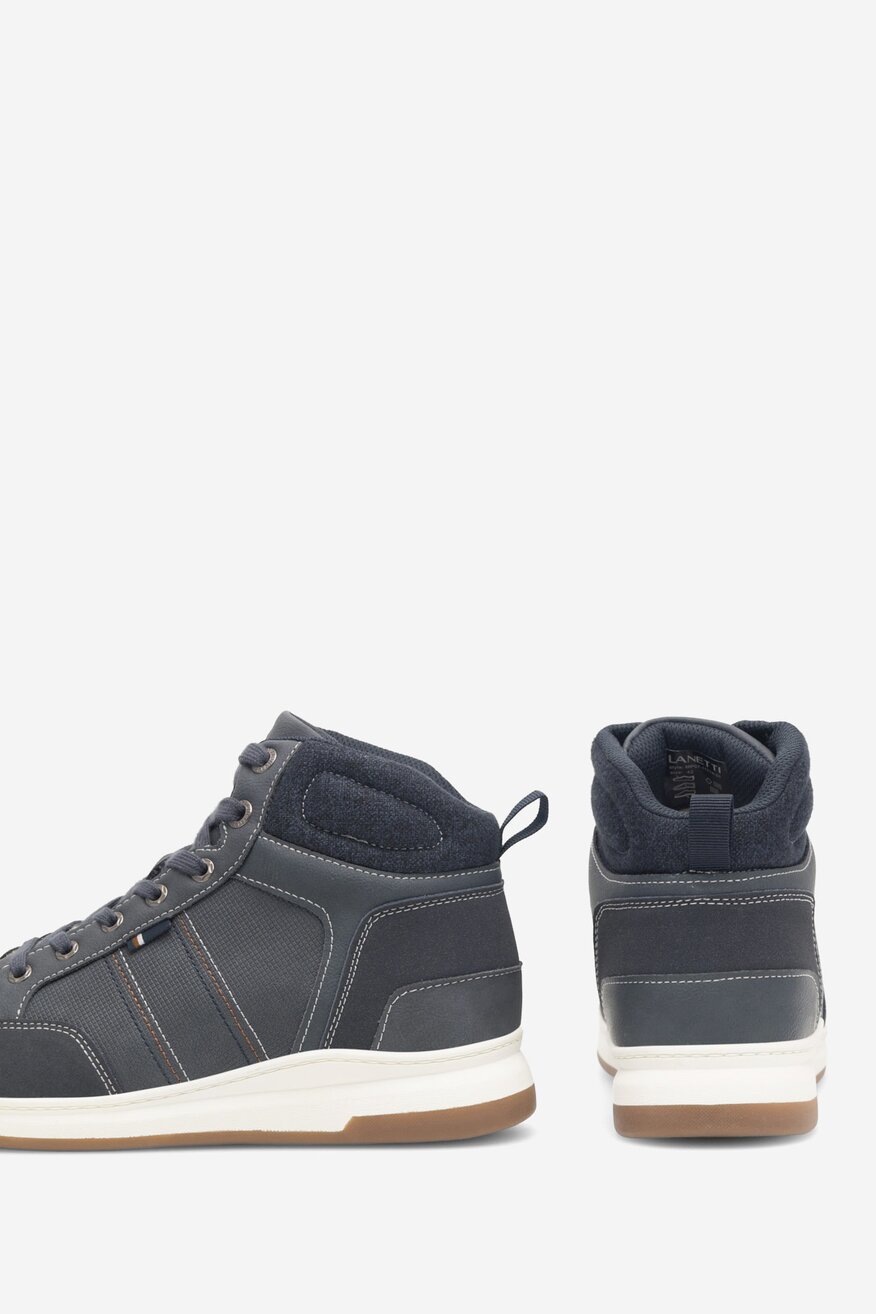 Trzewiki Lanetti MP07-11714-01 Granatowy