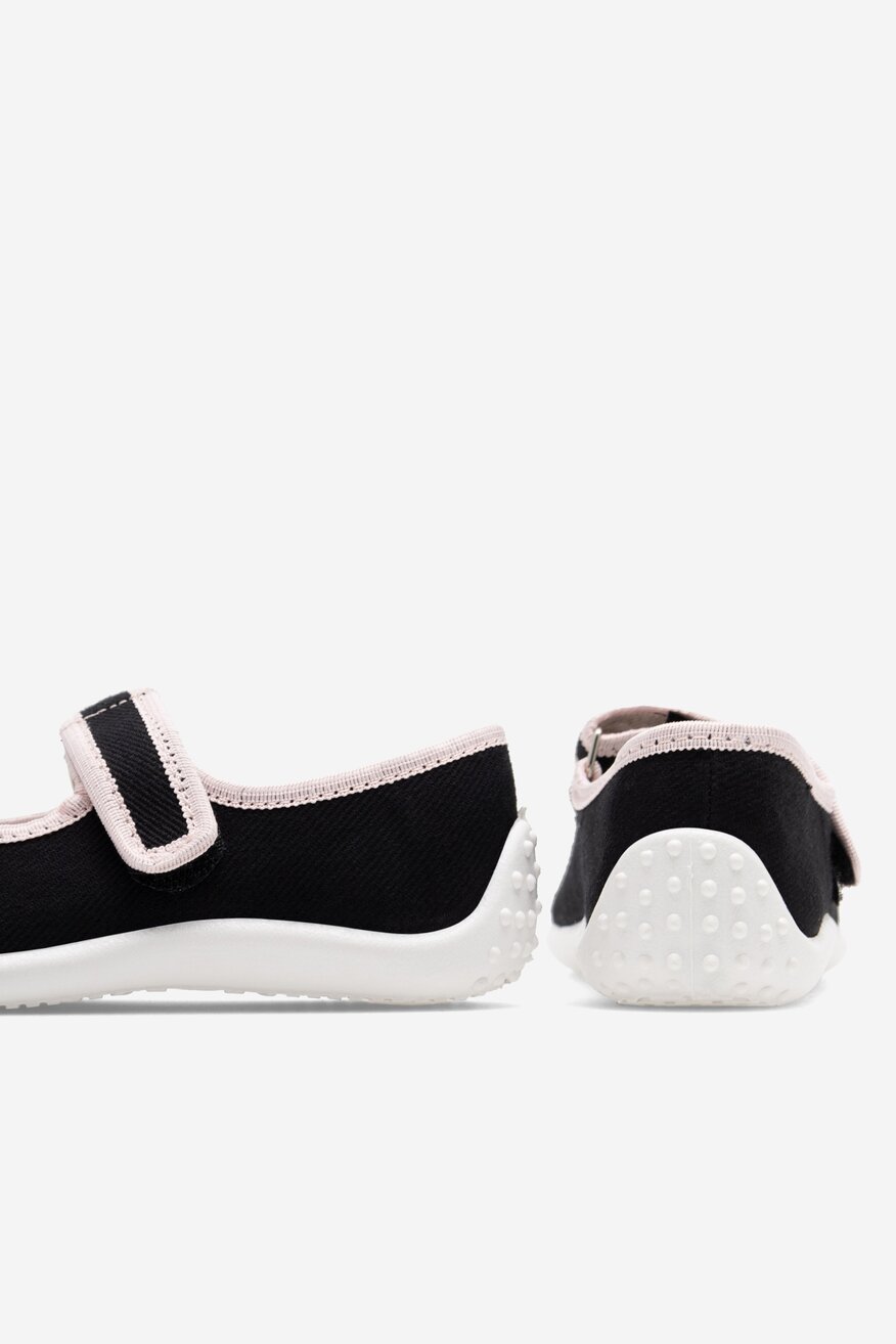 Kapcie Nelli Blu BALERINKI MOTYL III Czarny