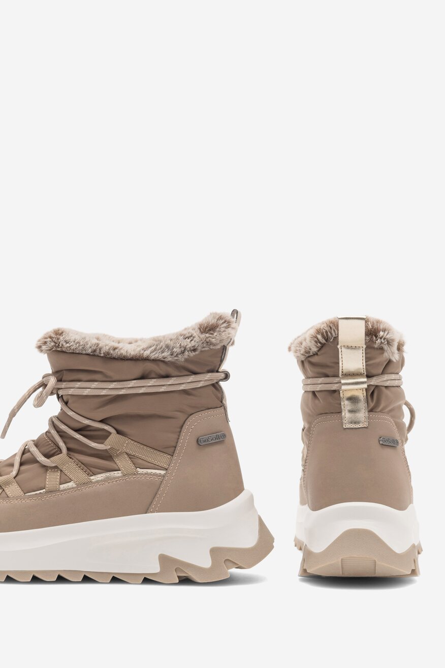 Botki Go Soft VS22W019-1 Beżowy ciemny