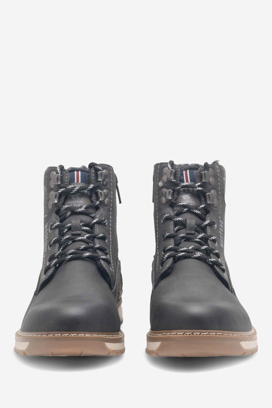 Trzewiki Mustang 4141-602 Szary