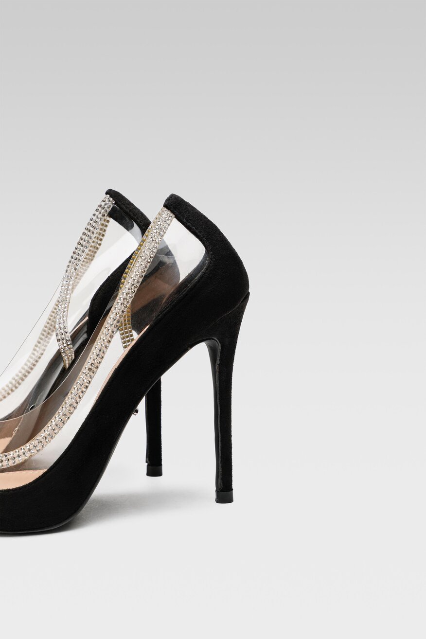 Czółenka DeeZee KL-92831-95 Czarny