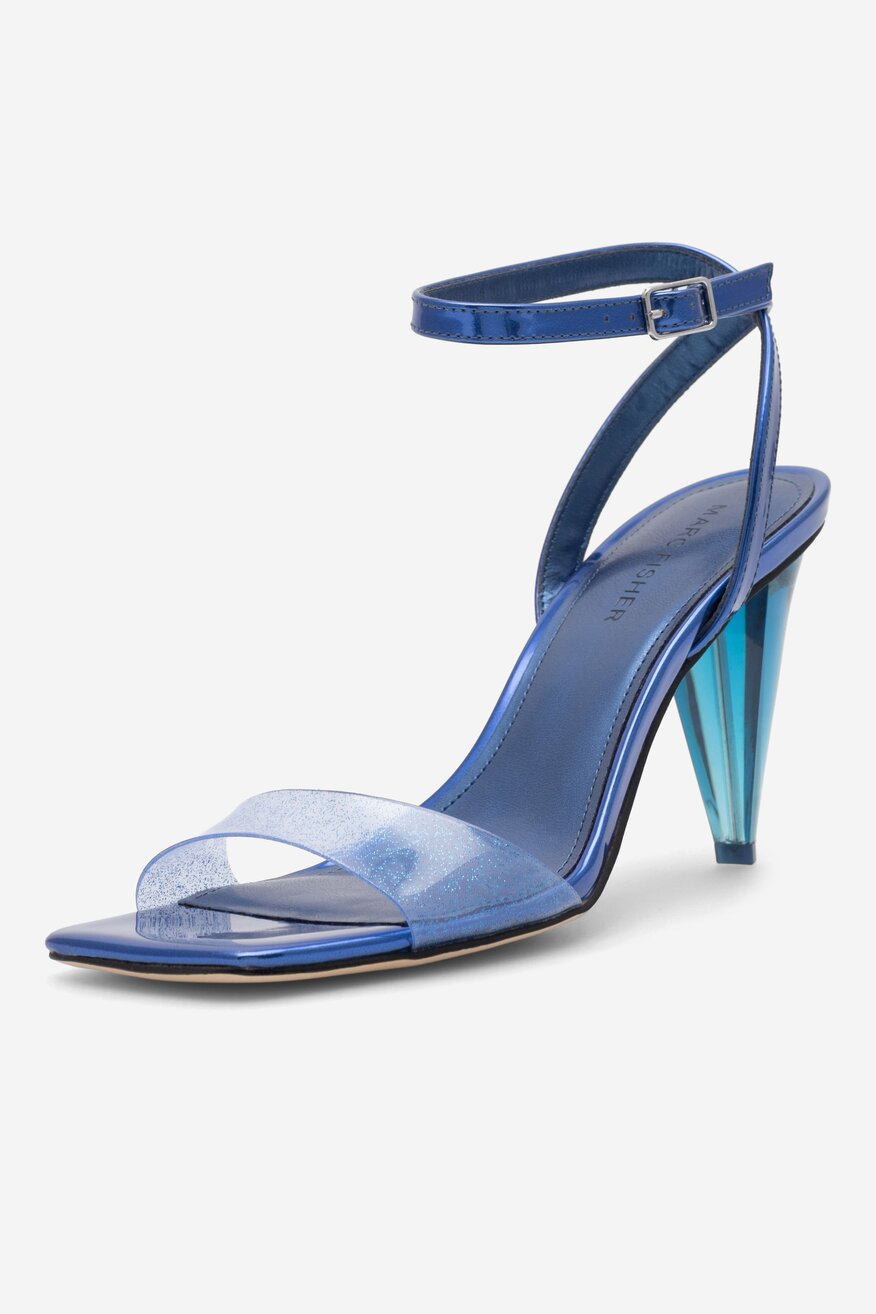 Sandały MARC FISHER F-BRETA LBL01 Niebieski jasny