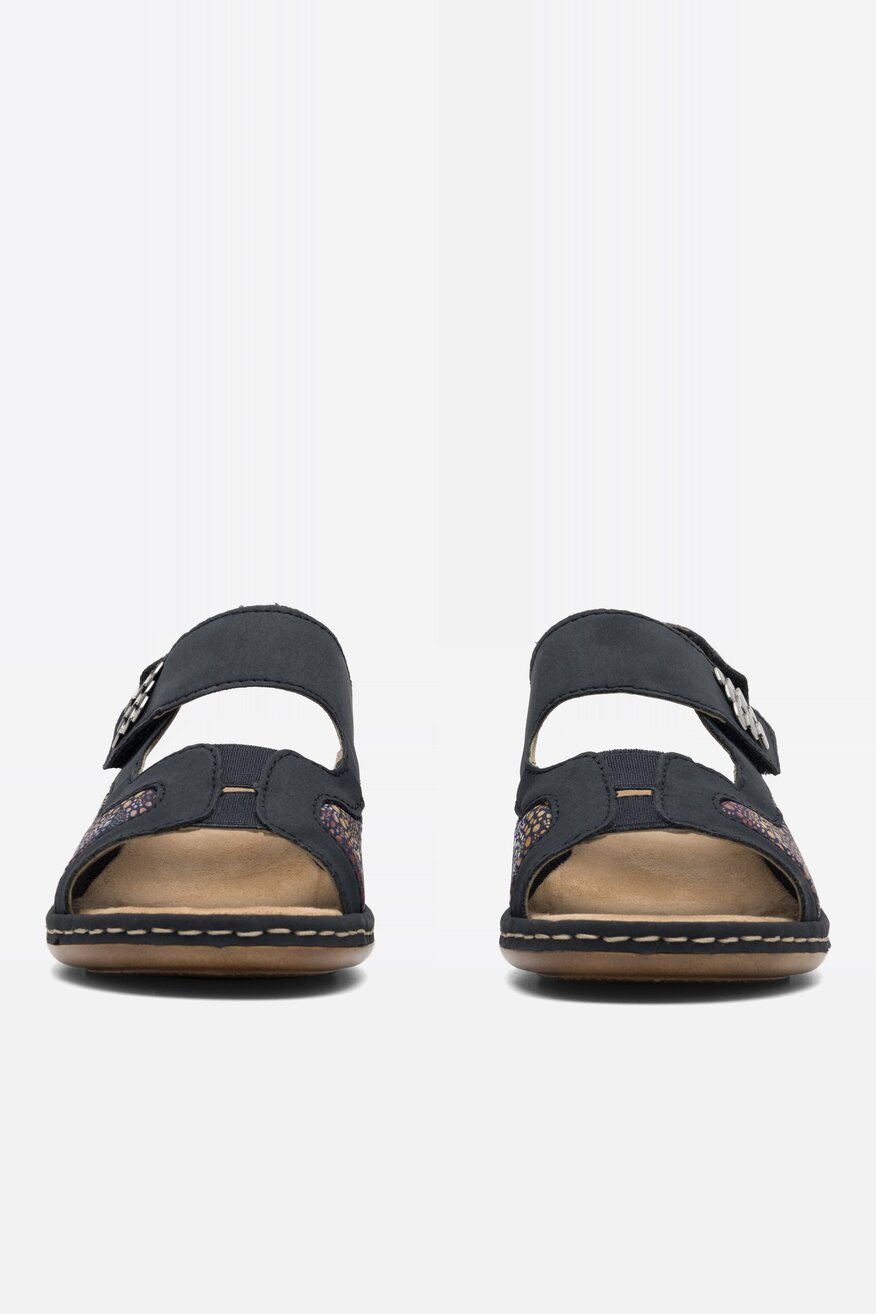 Sandały Rieker 65989-14 Granatowy