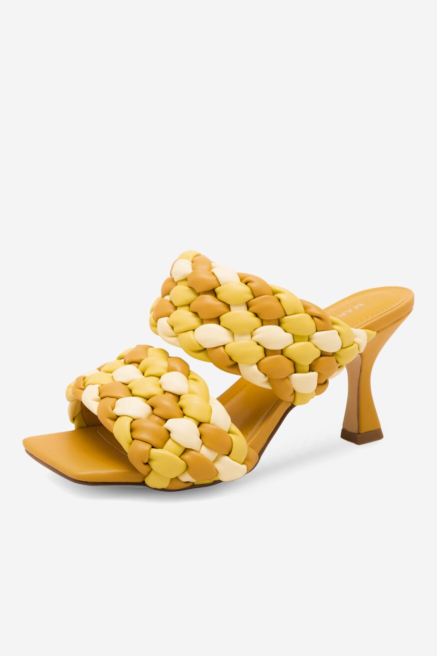 Klapki MARC FISHER F-TOREE YEL01 Żółty