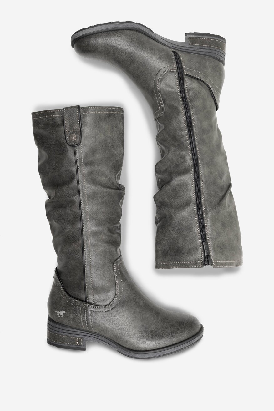 Kozaki Mustang 1293-602 Szary