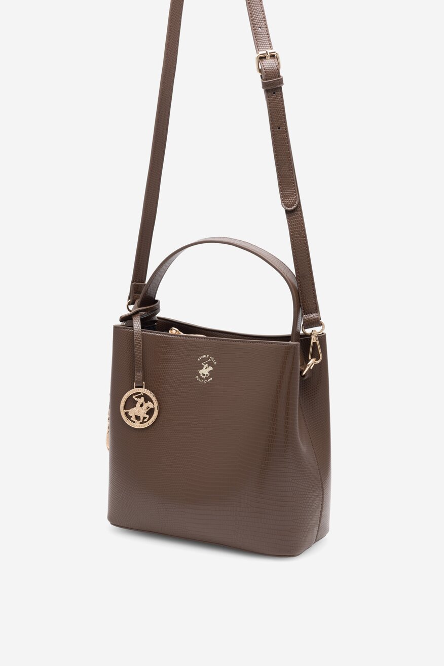 Torebka Beverly Hills Polo Club BHPC-W-04-A23 Brązowy