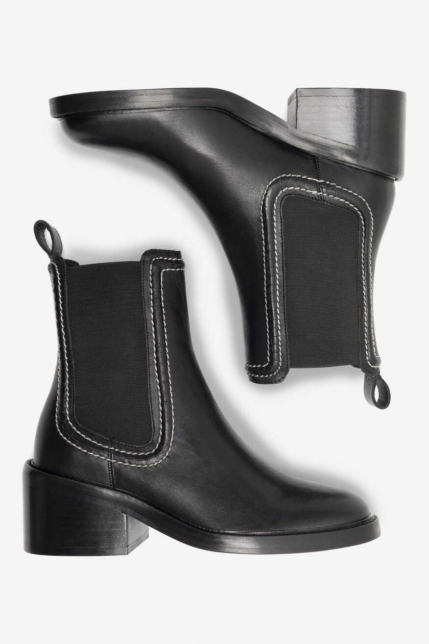 Botki Gino Rossi ALBA-110382 Czarny