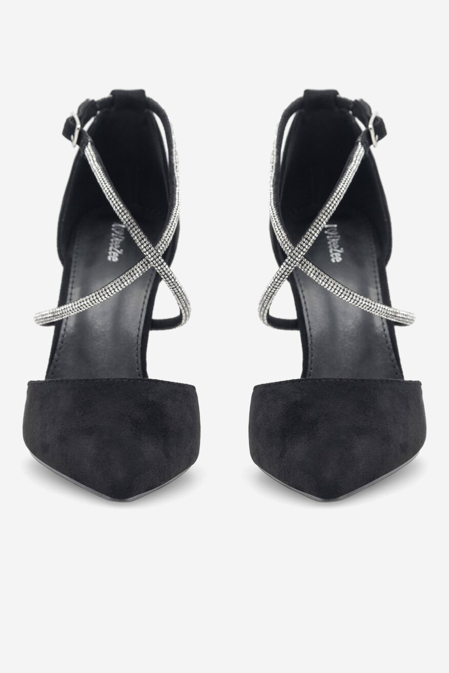 Czółenka DeeZee LARISSA KL-HH4785-62 Czarny