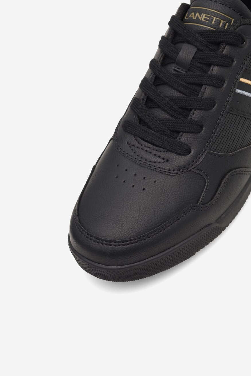 Półbuty Lanetti MP07-11728-03 Czarny