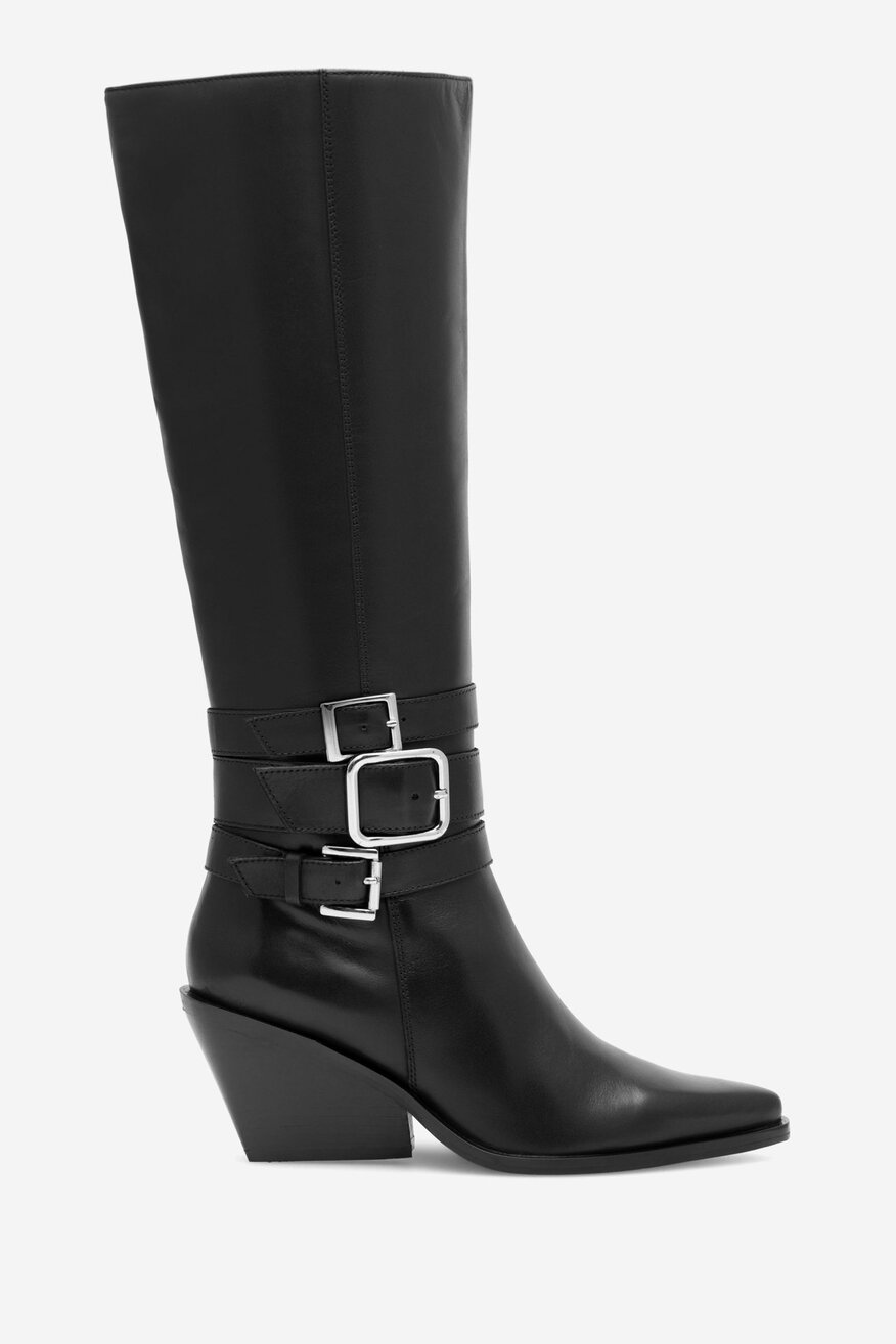 Kozaki EVA MINGE CAREI-111347 Czarny