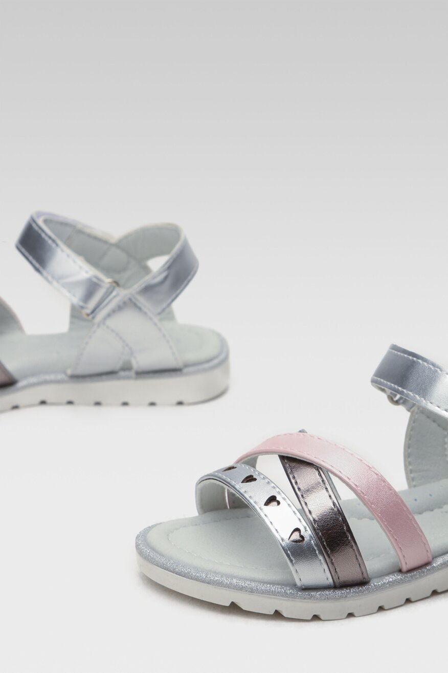 Sandały Nelli Blu CM2110583SG Srebrny