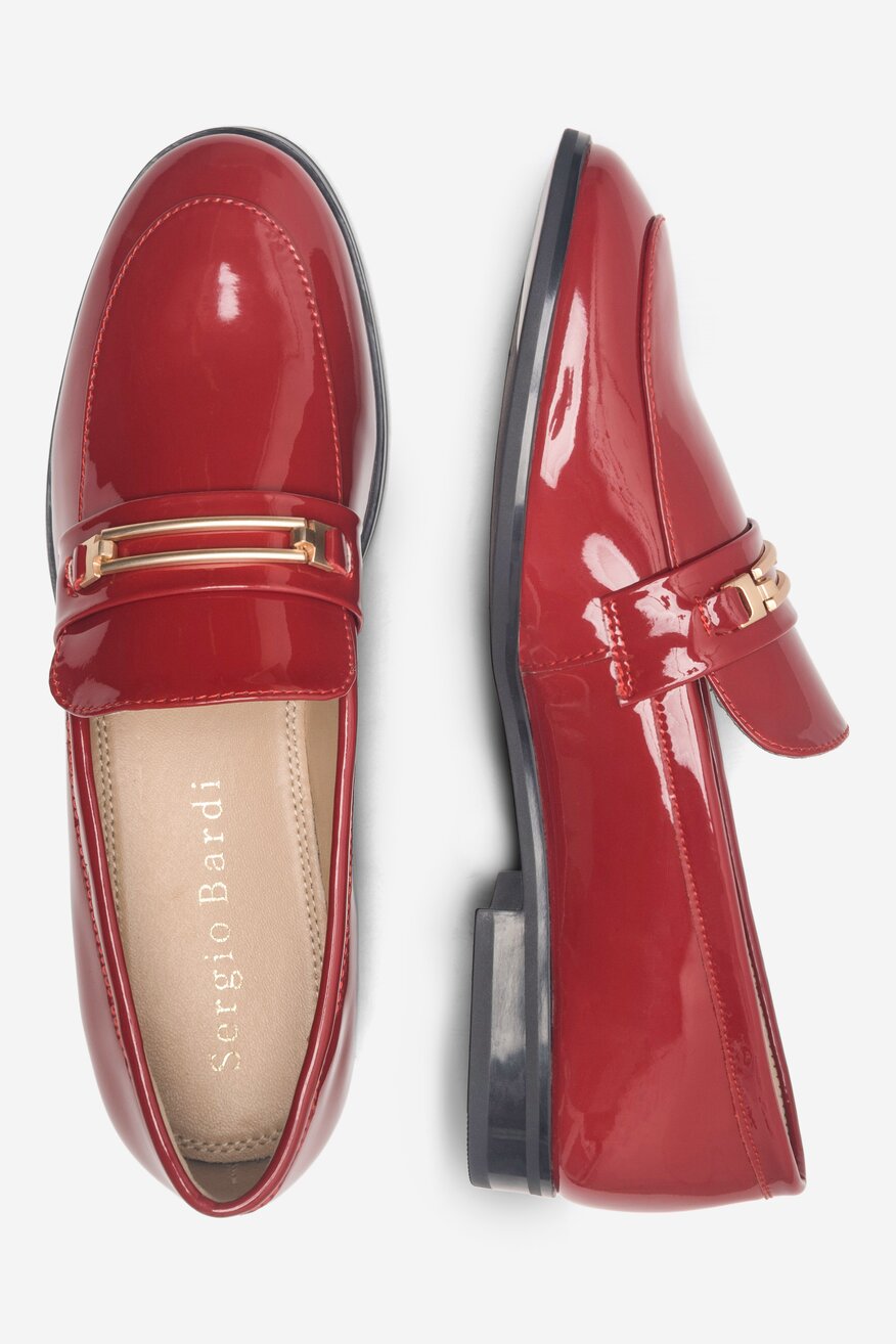 Półbuty Sergio Bardi WYL1930-27Z-SB Czerwony