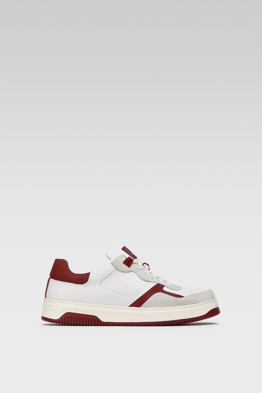 Półbuty Togoshi MI08-BUXTON-07 Bordowy