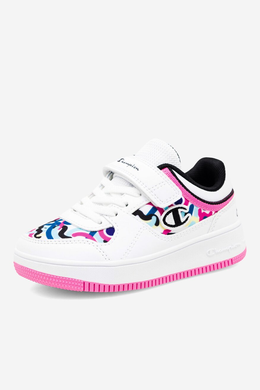 Obuwie sportowe Champion REBOUND GRAPHIC LOW S32688-WW001 Biały