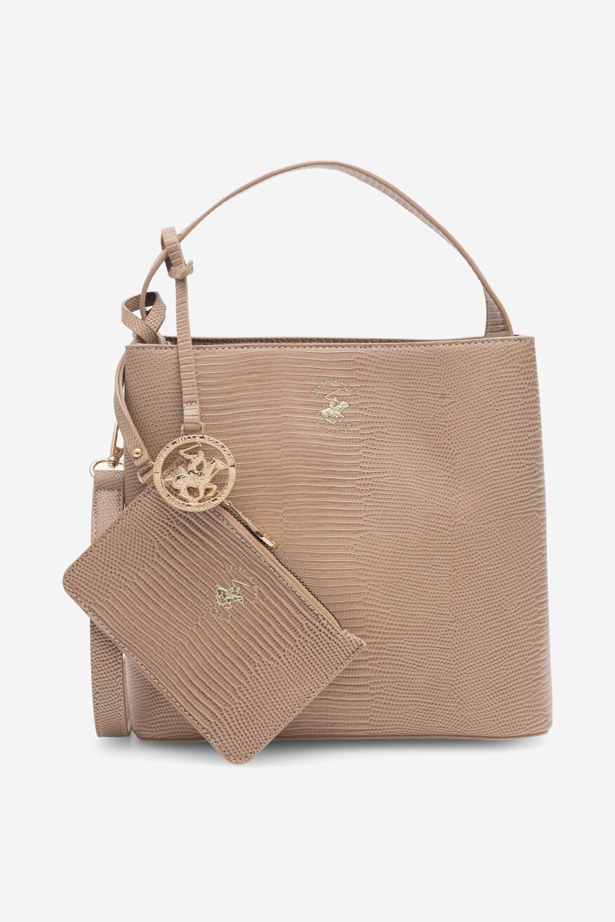 Torebka Beverly Hills Polo Club BHPC-W-04-A23 Beżowy