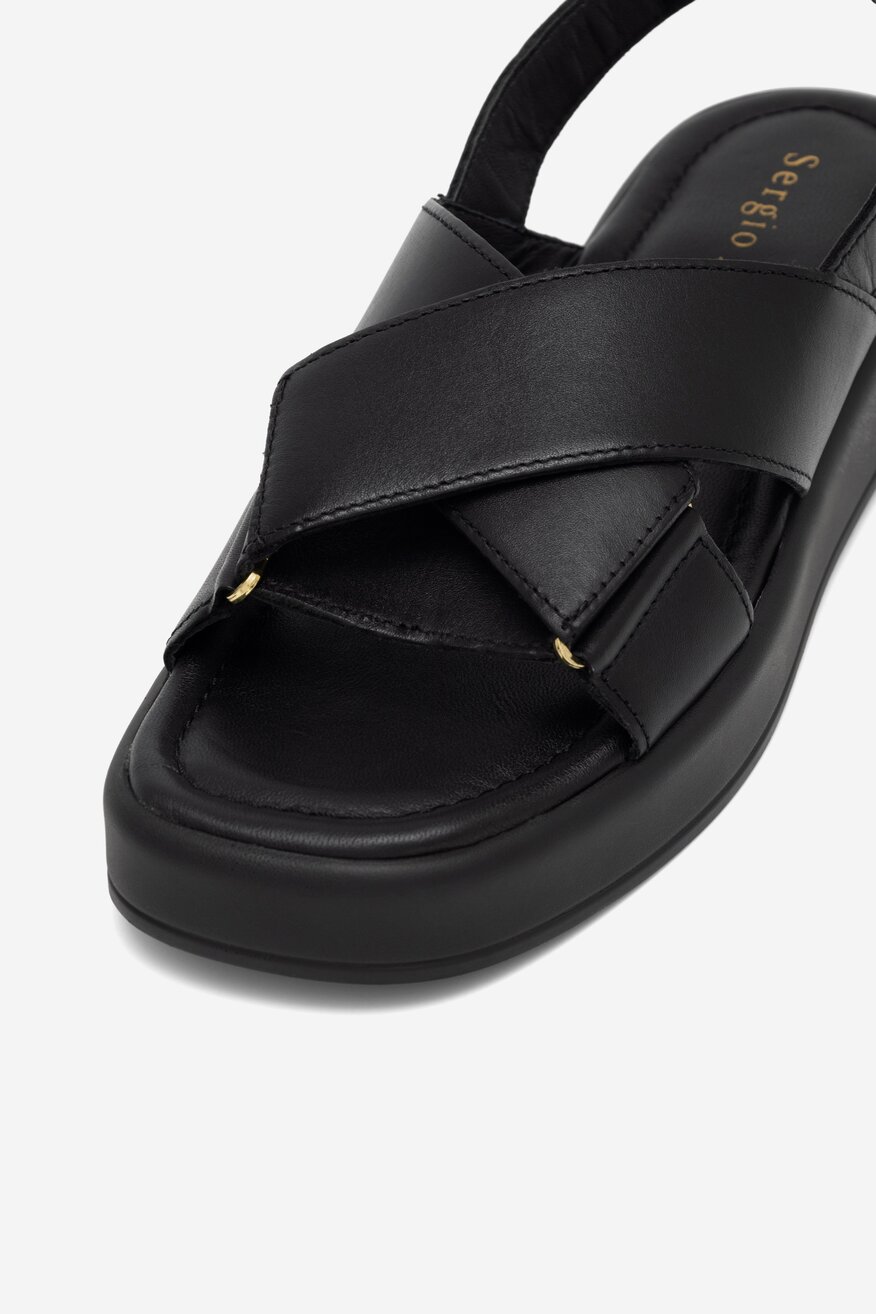 Sandały Sergio Bardi ARC-B1036-02SB Czarny