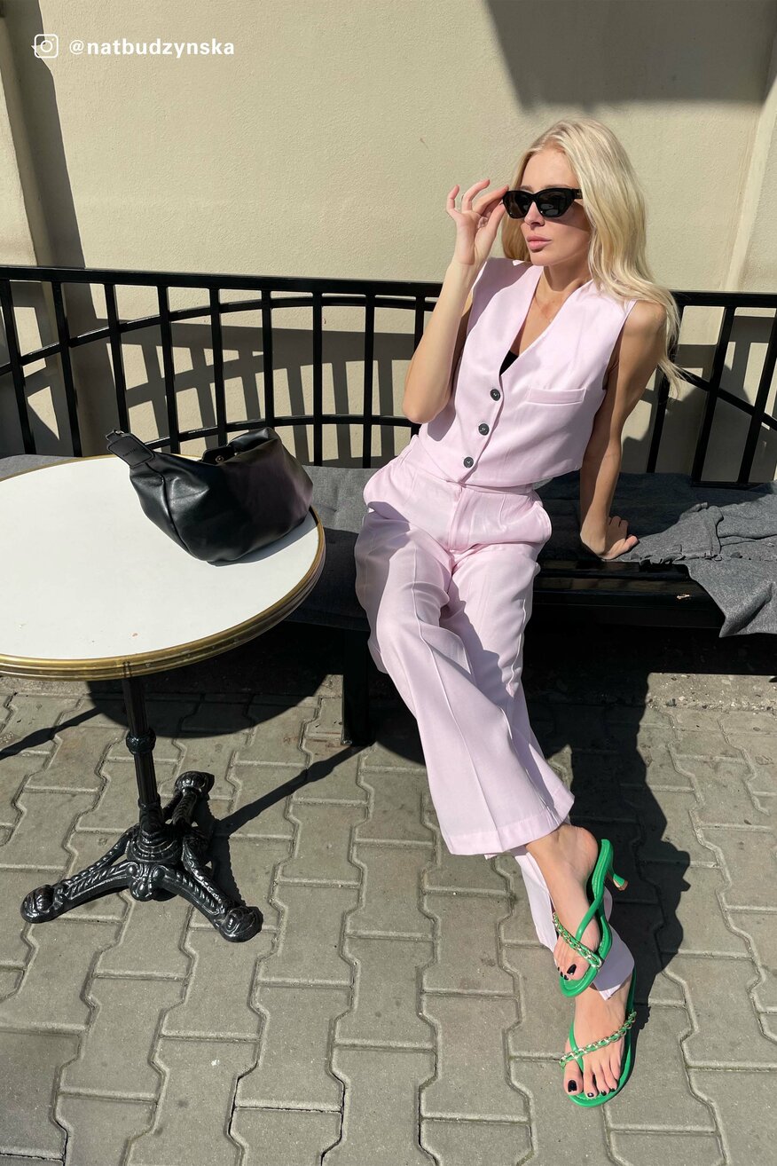 Klapki Jenny Fairy LS5730-04C Zielony