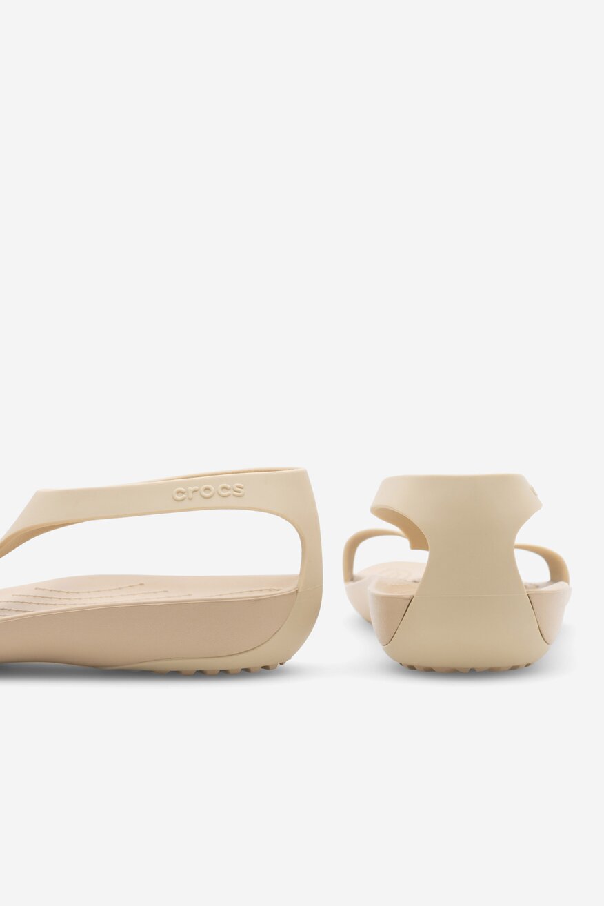 Klapki basenowe Crocs SERENA SANDAL 205469-212 Beżowy