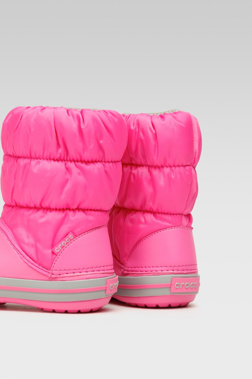 Kozaki Crocs WINTER PUFF BOOT T 14613-6TR Różowy