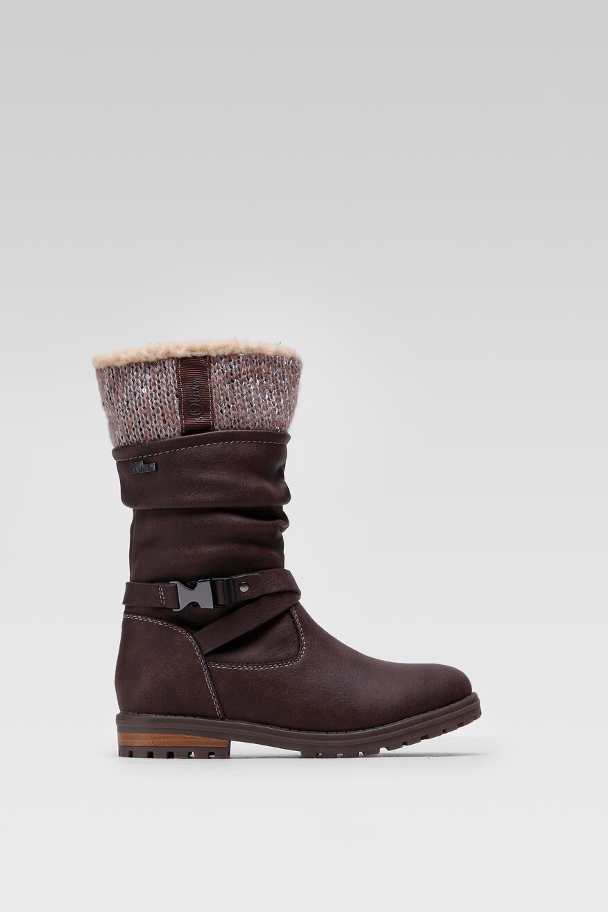 Kozaki S.Oliver RED LABEL 5/5-46600/27 Brązowy