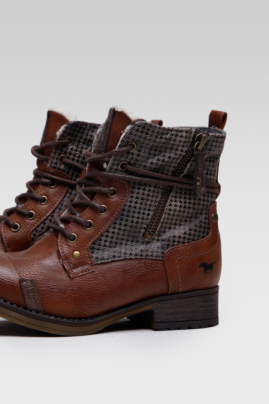 Trzewiki Mustang 5026-621 Brązowy