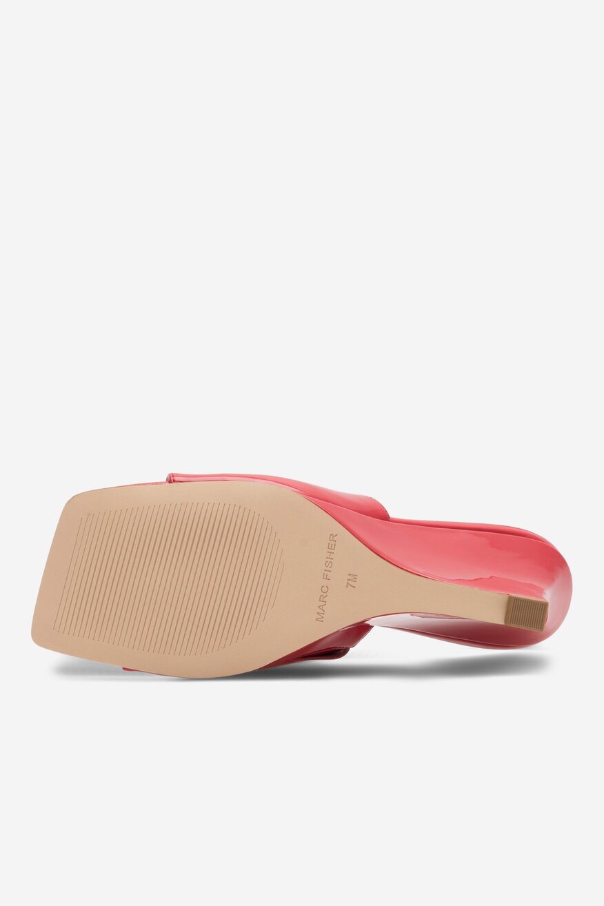 Klapki MARC FISHER F-ROLLO MRE01 Czerwony